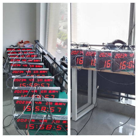 網(wǎng)絡(luò)日歷數(shù)字時(shí)鐘測(cè)試環(huán)節(jié)